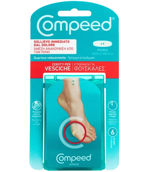 Compeed Cerotti per Vesciche Piccolo, 6 pezzi