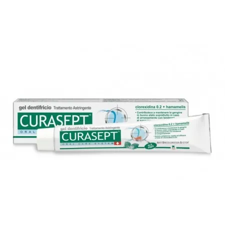 Curasept dentifricio trattamento astringente con Clorexidina 0,20 ADS, 75 ml