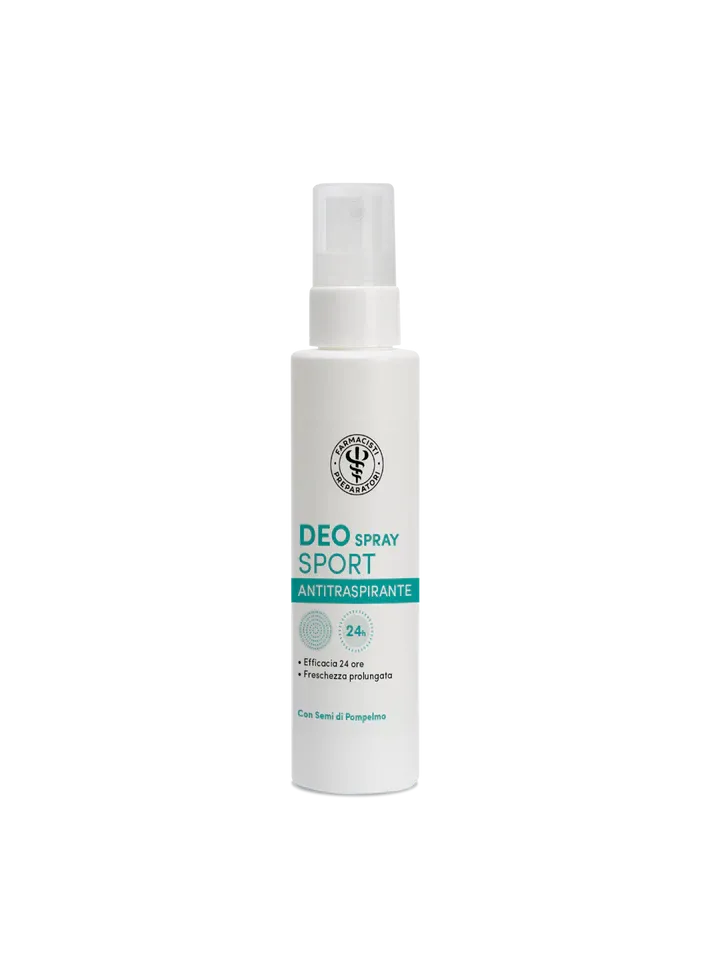 Farmacia Zappetti – Deo spray sport antitraspirante 24H con Semi di Pompelmo, 100ml
