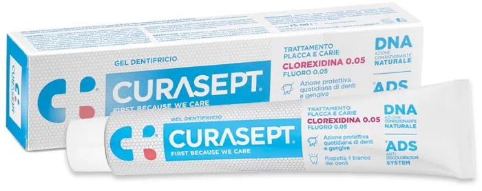 Curasept dentifricio 0,05 ADS+DNA, 75 ml
