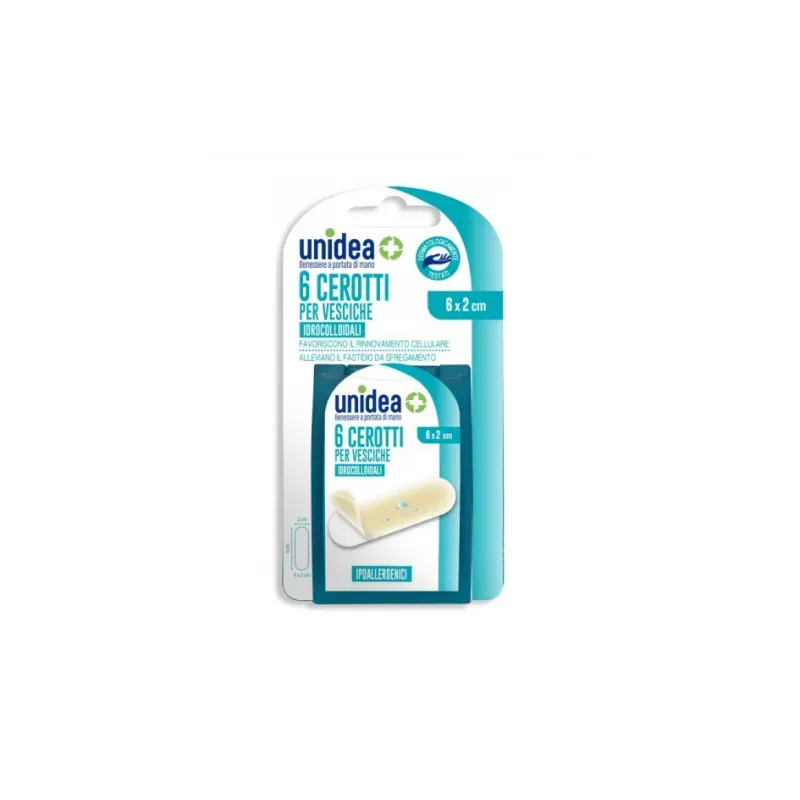 Unidea cerotti per vesciche, 6×2 cm