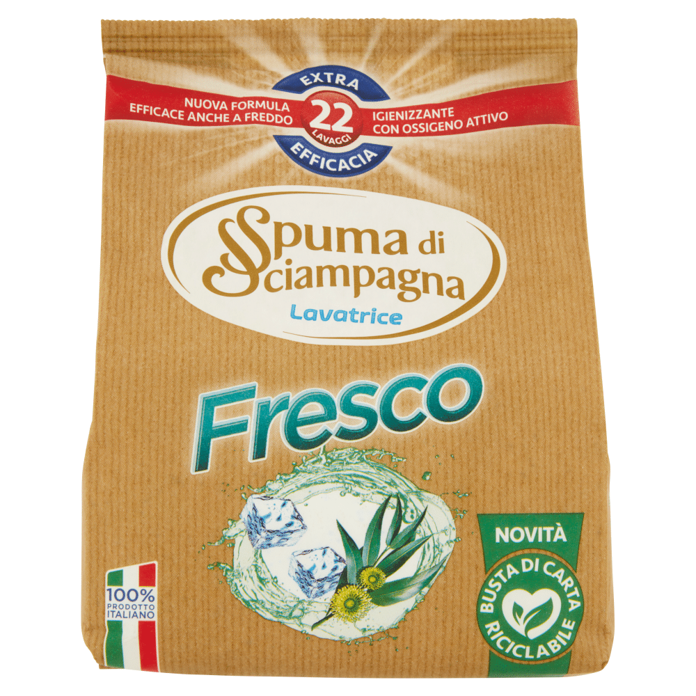 Spuma di Sciampagna Lavatrice Fresco 22 mis