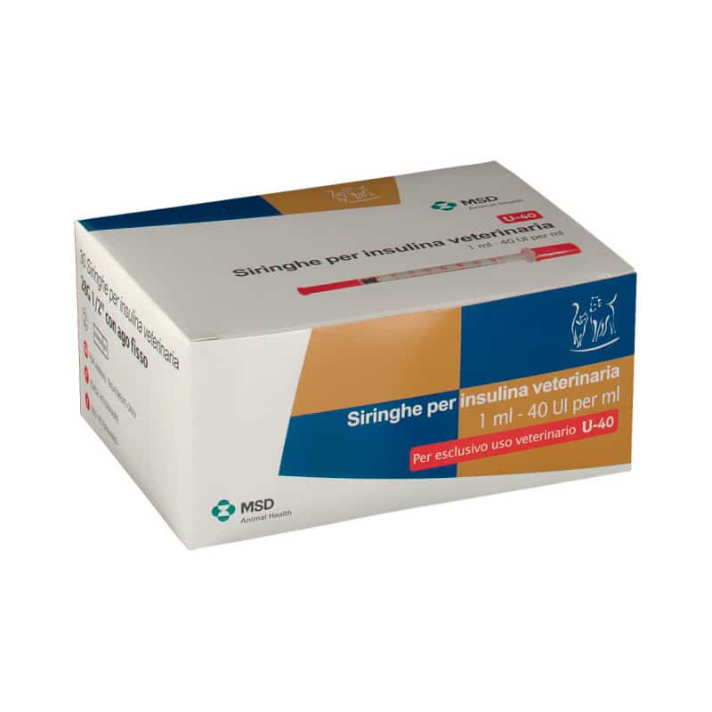 SIRINGHE PER INSULINA (40 UI/ml) – Siringhe per la somministrazione precisa di Caninsulin per cani e gatti