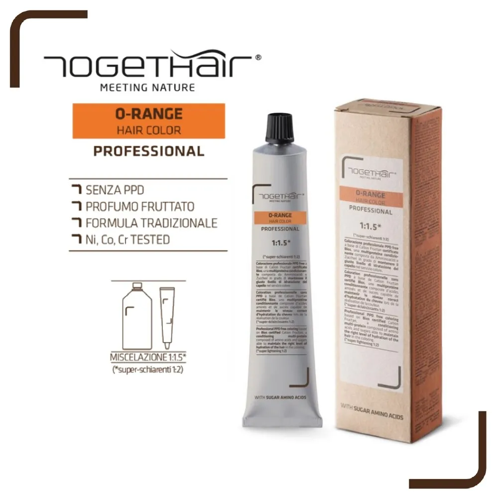 O-Range Hair Color – Colorazione Permanente in Crema – 1002 Ultra Biondo Perla 100 ml – Togethair - immagine 5