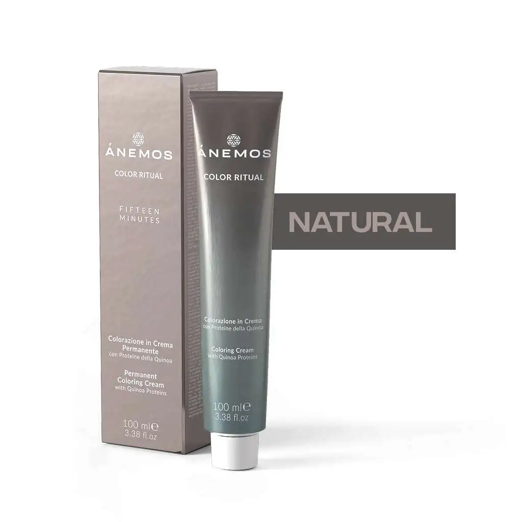 Ánemos Color Ritual Fifteen Minutes Colorazione in Crema con Proteine della Quinoa – Natural – 100 ml