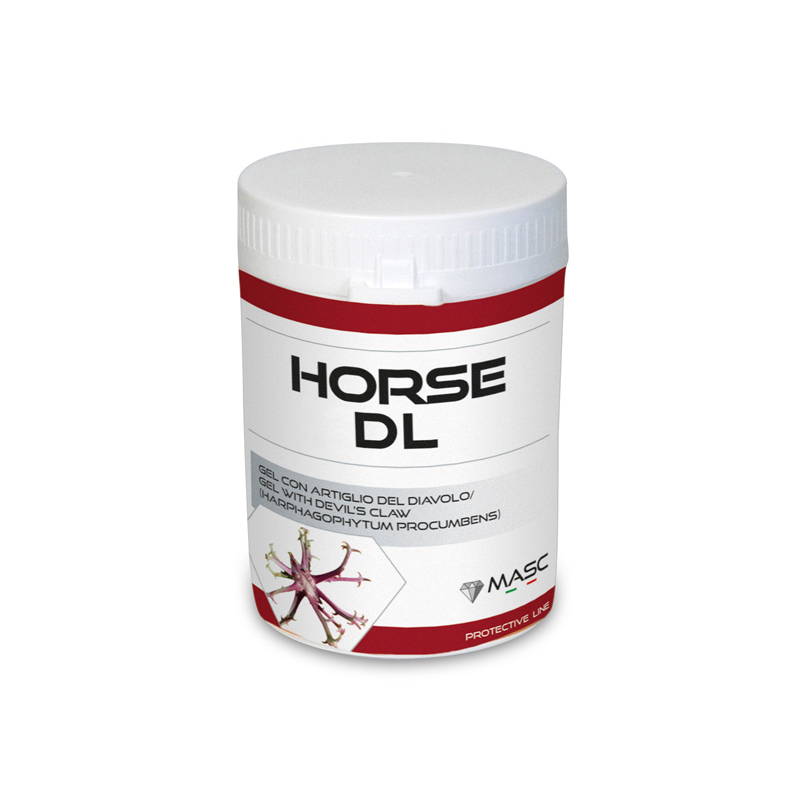 HORSE DL (250 ml) – Gel coadiuvante per i disagi articolari dei cavalli sportivi