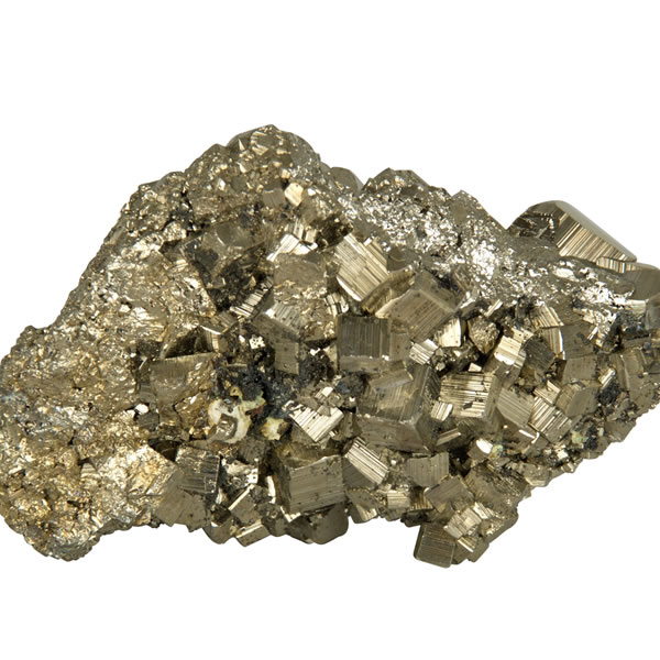Pirita EXTRA con Cristales Cubicos, Venta por 100 gr.