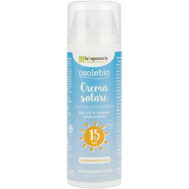 Crema Solare Media Protezione SPF 15 La Saponaria