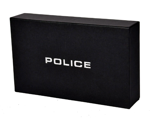 Portafoglio Uomo Police Vera Pelle Porta Carte Di Credito Monete Banconote IMPACT HEXA