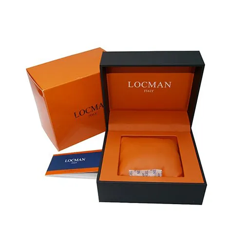 Orologio Uomo Locman Island Classico In Titanio e Acciaio Cinturino Pelle Nero - immagine 4