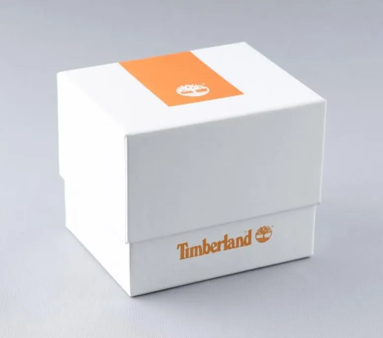 Orologio Uomo Timberland Cinturino Vera Pelle Quadrante Oliva Sacca Zaino Regalo - immagine 4