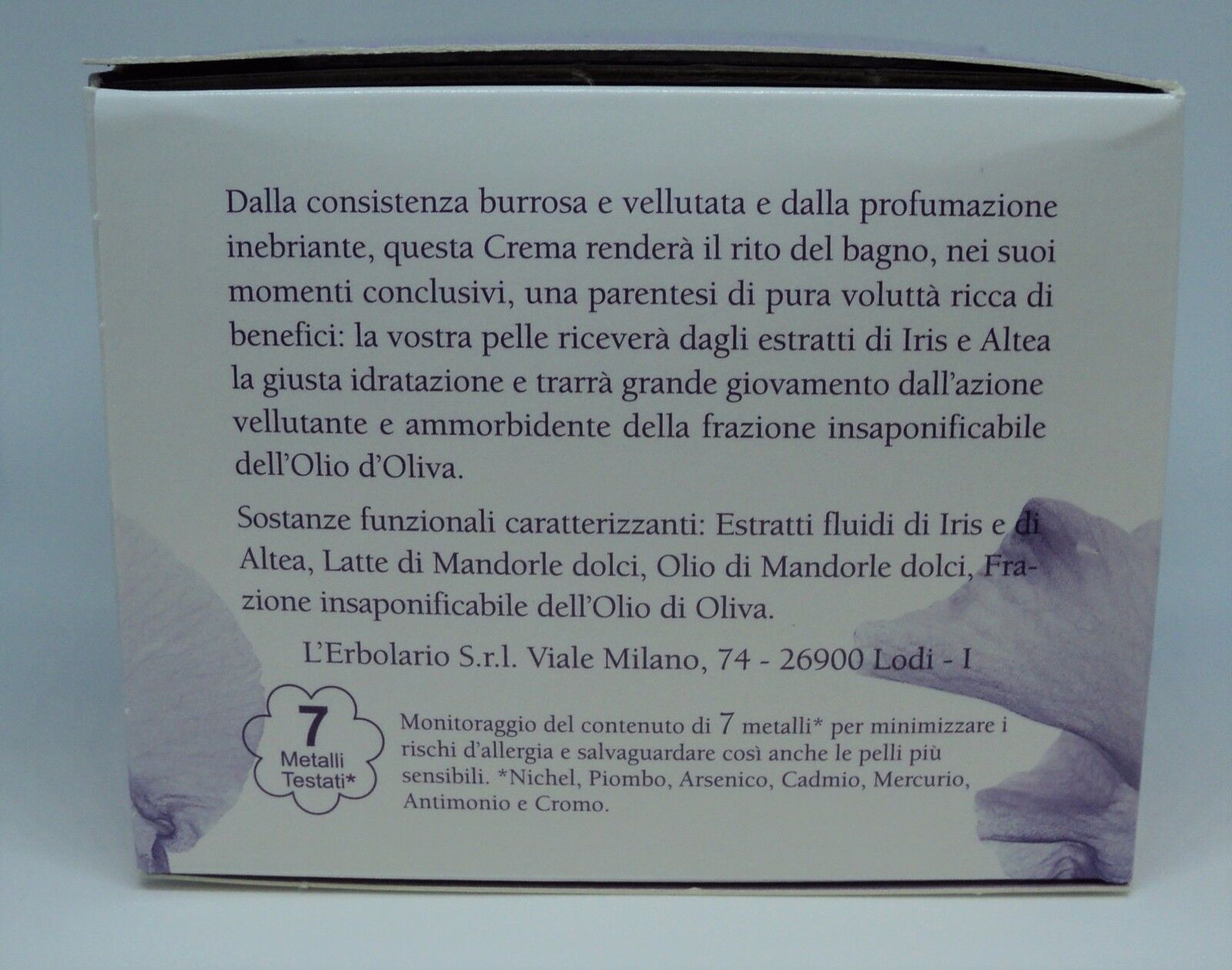 L’ERBOLARIO Crema corpo IRIS 300 ml donna emulsione ricchissima e vellutata - immagine 5